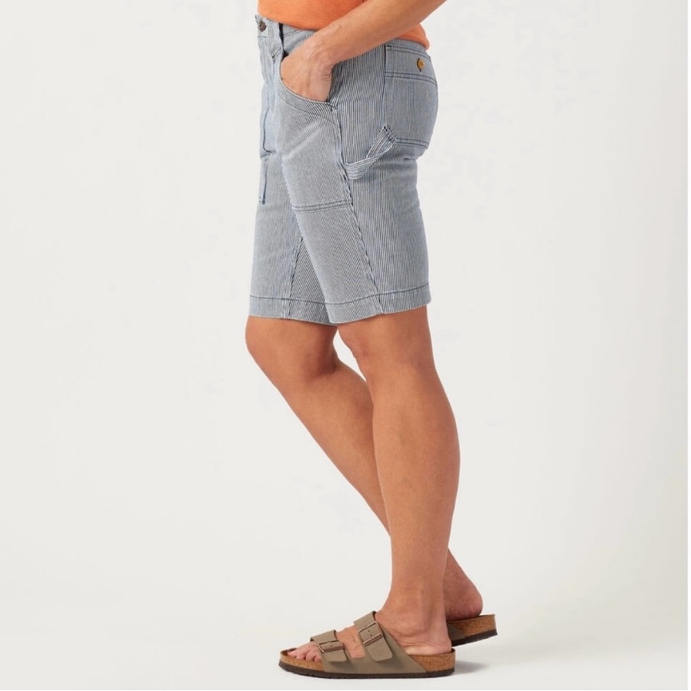 Duluth Rootstock pinstripes shorts size 6 - Picture 2 of 14